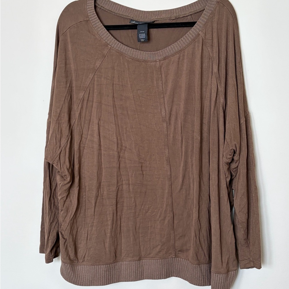 Lane Bryant Brown Women's long sleeved shirt
